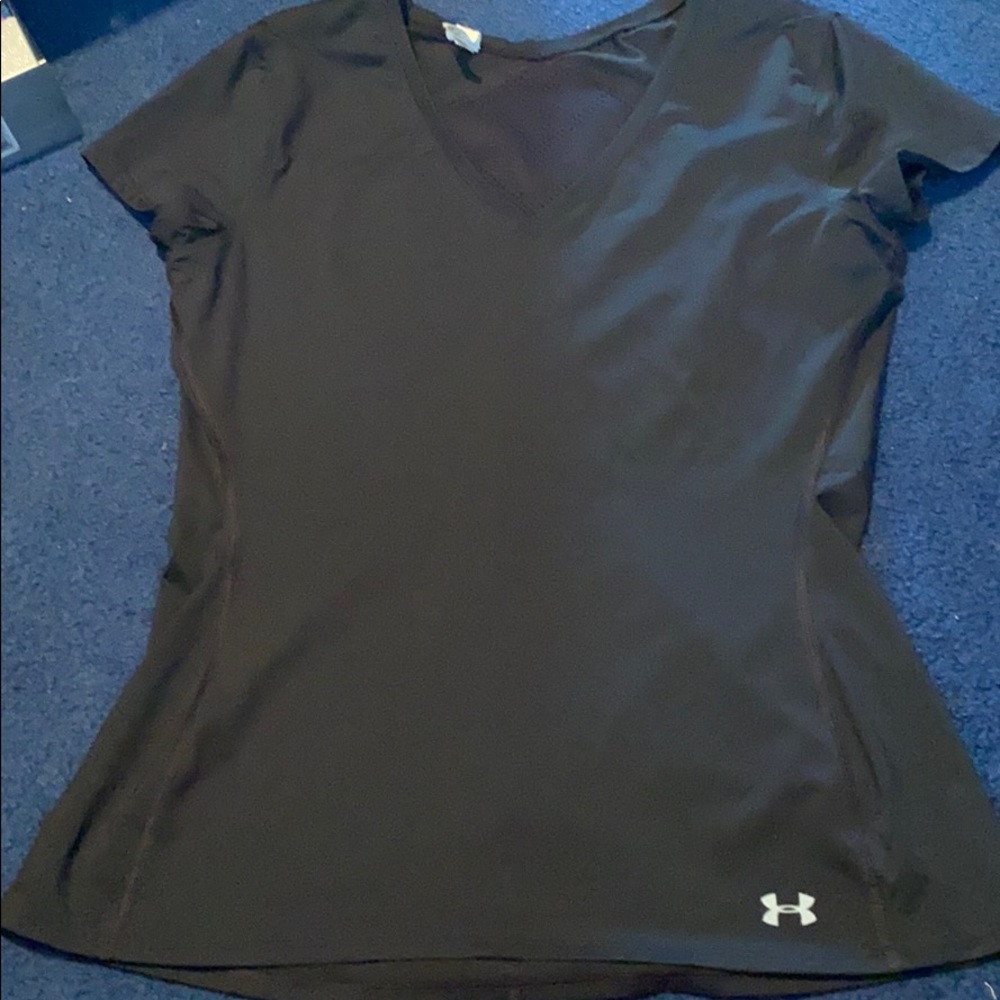 Black Under Armour athletic top